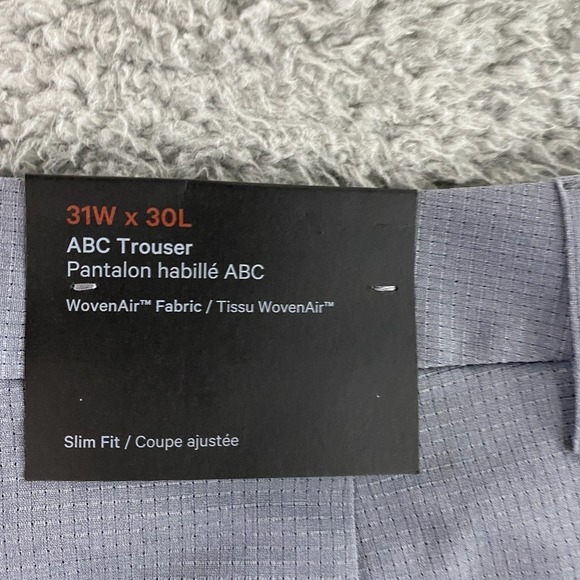 lululemon athletica Gray Chinos wovenair abc slim 31 x 30 - Picture 7 of 11